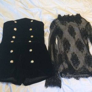 Goth Lolita romper